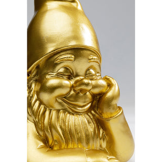 Deco Figurine Gnome Gold 21cm - DEKOR
