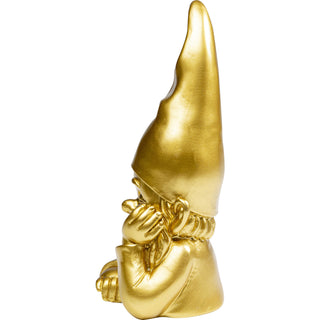Deco Figurine Gnome Gold 21cm - DEKOR