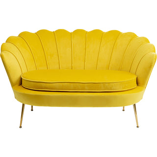 Sofa Water Lily 2 Seater Gold Yellow - DEKOR