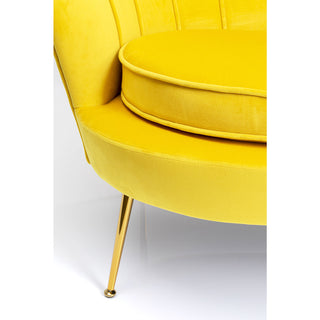 Sofa Water Lily 2 Seater Gold Yellow - DEKOR