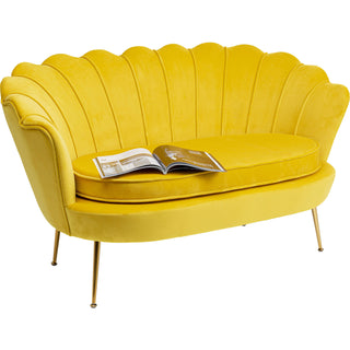 Sofa Water Lily 2 Seater Gold Yellow - DEKOR