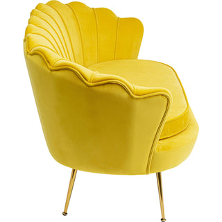Sofa Water Lily 2 Seater Gold Yellow - DEKOR