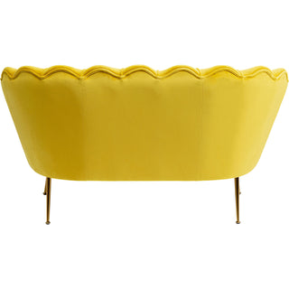 Sofa Water Lily 2 Seater Gold Yellow - DEKOR