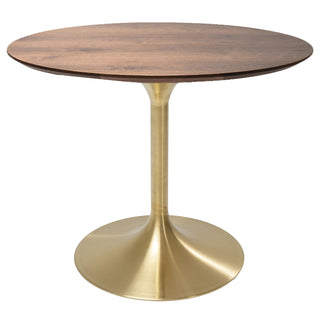 Table Invitation Set Walnut Brass √ò90cm - DEKOR