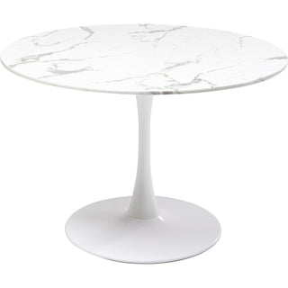 Table Veneto Marble White √ò110cm - DEKOR