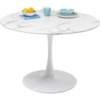 Table Veneto Marble White √ò110cm - DEKOR