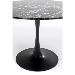Table Veneto Marble Black √ò110cm - DEKOR