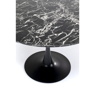 Table Veneto Marble Black √ò110cm - DEKOR