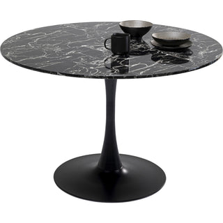Table Veneto Marble Black √ò110cm - DEKOR