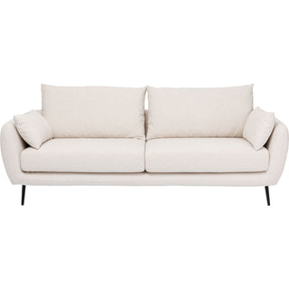 Sofa Amalfi 2 Seater Cream 219cm - DEKOR