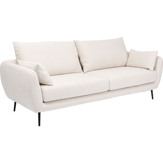 Sofa Amalfi 2 Seater Cream 219cm - DEKOR