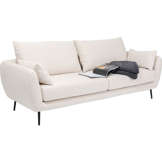 Sofa Amalfi 2 Seater Cream 219cm - DEKOR