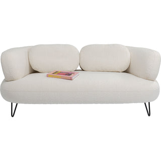 Sofa Peppo 2 Seater White 182cm - DEKOR