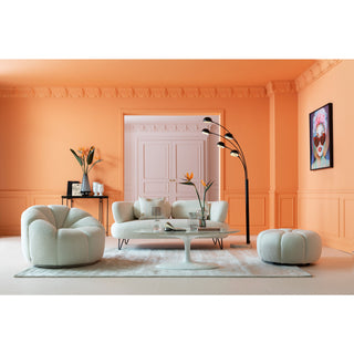 Sofa Peppo 2 Seater White 182cm - DEKOR