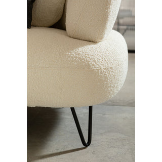 Sofa Peppo 2 Seater White 182cm - DEKOR