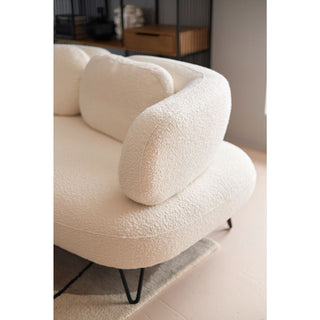 Sofa Peppo 2 Seater White 182cm - DEKOR