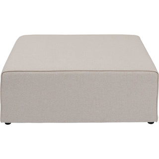 Infinity Pouff Elements Cream 68x100cm - DEKOR