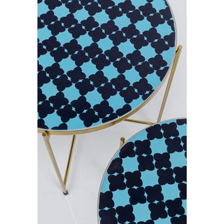 Side Table Priya Blue (2/Set) - DEKOR