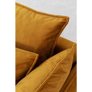 Corner Sofa Monza Right Velvet Curry 296cm - DEKOR