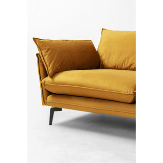 Corner Sofa Monza Right Velvet Curry 296cm - DEKOR