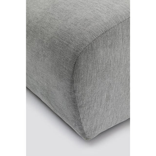 Lucca Pouff Grey 76cm - DEKOR