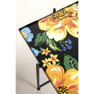 Side Table Flowers Garden Square (2/Set) - DEKOR