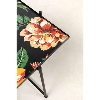 Side Table Flowers Garden Square (2/Set) - DEKOR
