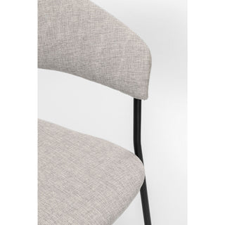 Chair with Armrest Belle Beige (2/Set) - DEKOR