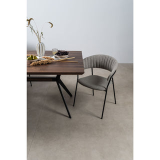 Chair with Armrest Belle Beige (2/Set) - DEKOR