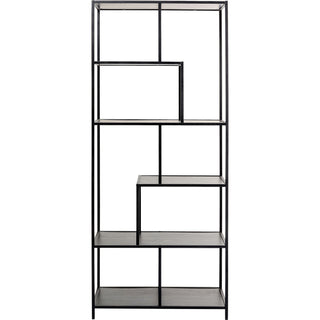 Shelf Loftie Black 77x185cm KARE MIAMI