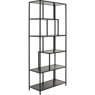 Shelf Loftie Black 77x185cm KARE MIAMI