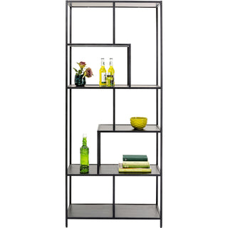 Shelf Loftie Black 77x185cm KARE MIAMI