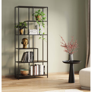 Shelf Loftie Black 77x185cm KARE MIAMI