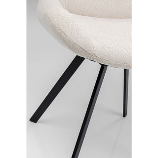 Swivel Chair Baron Cream - DEKOR