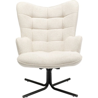 Swivel Armchair Oscar Cream