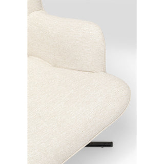 Swivel Armchair Oscar Cream - DEKOR