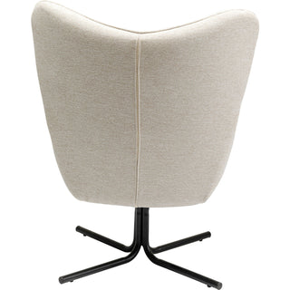Swivel Armchair Oscar Cream - DEKOR