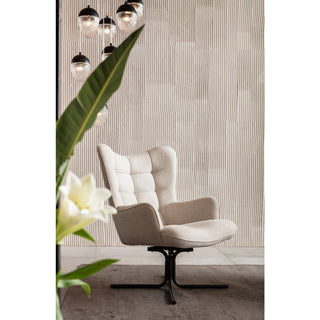 Swivel Armchair Oscar Cream - DEKOR