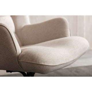 Swivel Armchair Oscar Cream - DEKOR