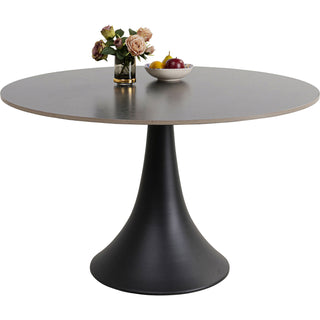 Black Round Dining Table