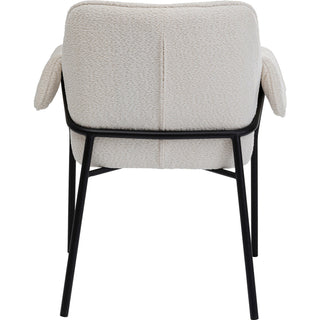 Chair with Armrest Bess Cream - DEKOR