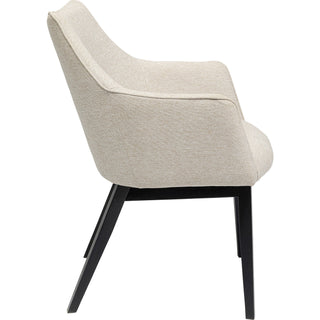 Chair with Armrest Modino Cream - DEKOR