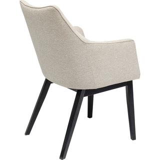 Chair with Armrest Modino Cream - DEKOR