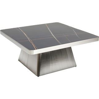 Silver Marble Coffee Table