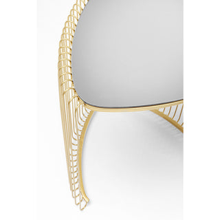 Side Table Wire Triangle Gold (2/Set) - DEKOR