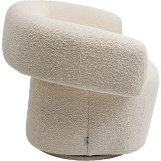 Swivel Armchair Maye Cream - DEKOR