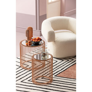 Swivel Armchair Maye Cream - DEKOR