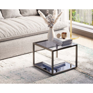 Side Table Quadro Black 50x50cm - DEKOR