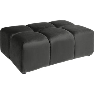 Stool Belami Velvet Grey - DEKOR