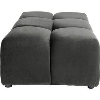 Stool Belami Velvet Grey - DEKOR